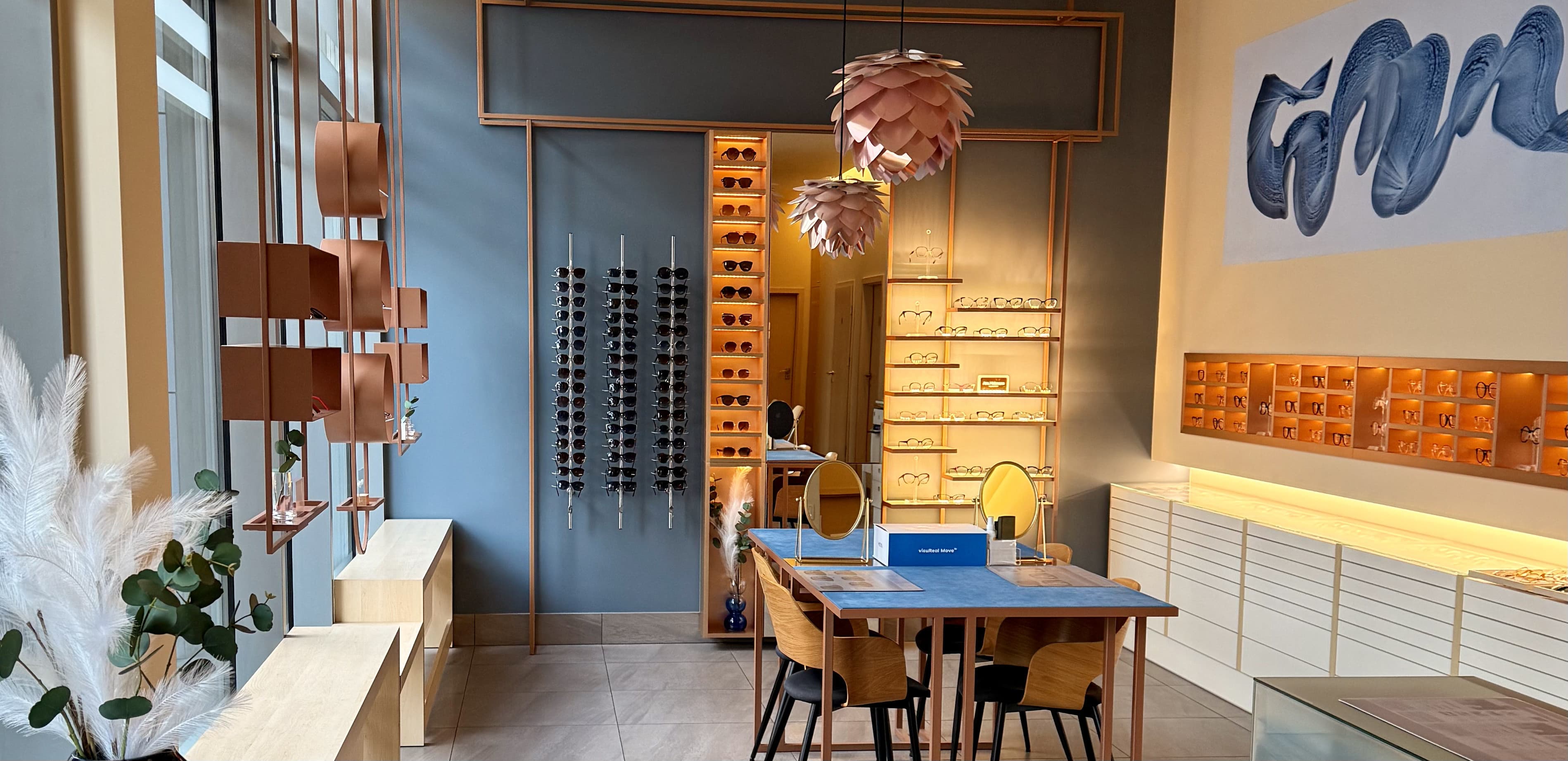 Optical store interior